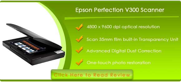 Epson Perfection V300 Photo Color Scanner